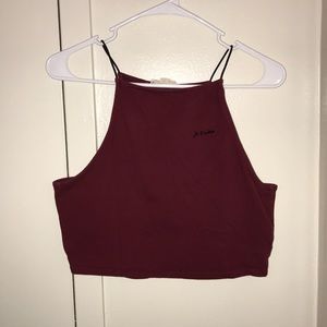 Bunjee strap crop top